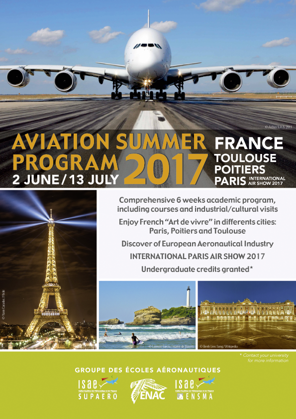 Aviation summer program 2017 - Plaquette